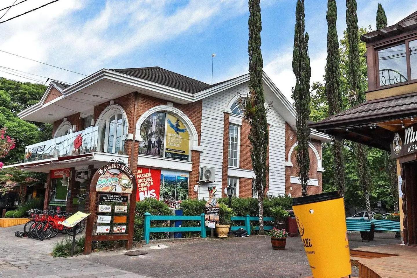 Locar-In Gramado - Loft A 50 M Da Rua Coberta. Apartment Ngoại thất bức ảnh