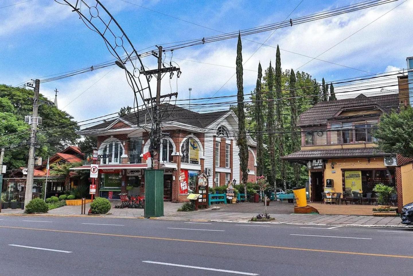Locar-In Gramado - Loft A 50 M Da Rua Coberta. Apartment Ngoại thất bức ảnh