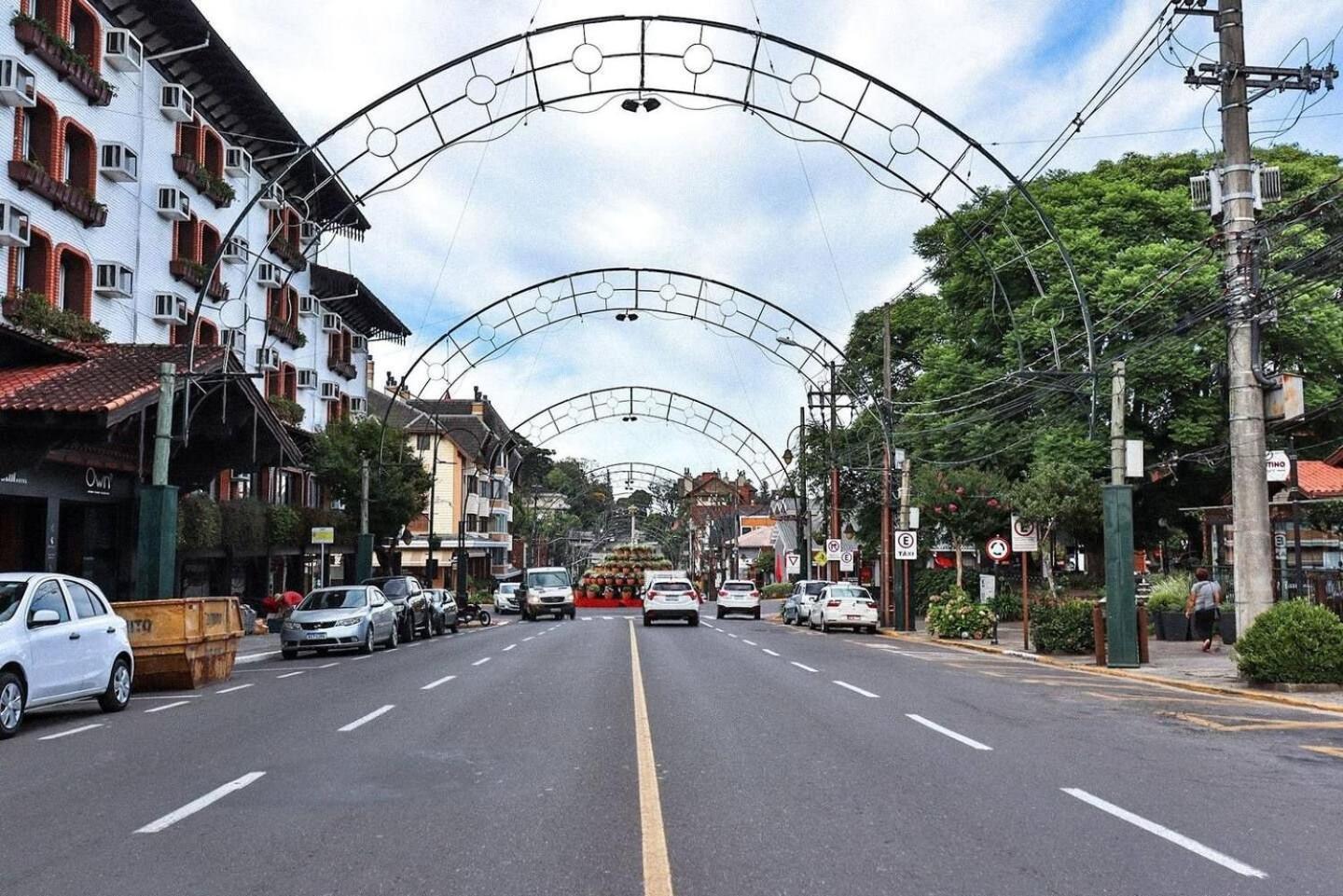 Locar-In Gramado - Loft A 50 M Da Rua Coberta. Apartment Ngoại thất bức ảnh