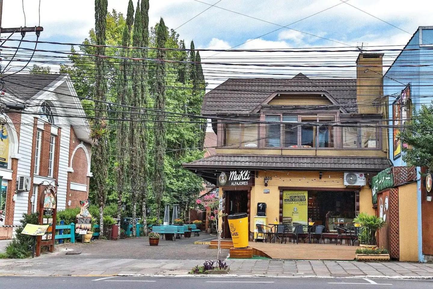 Locar-In Gramado - Loft A 50 M Da Rua Coberta. Apartment Ngoại thất bức ảnh