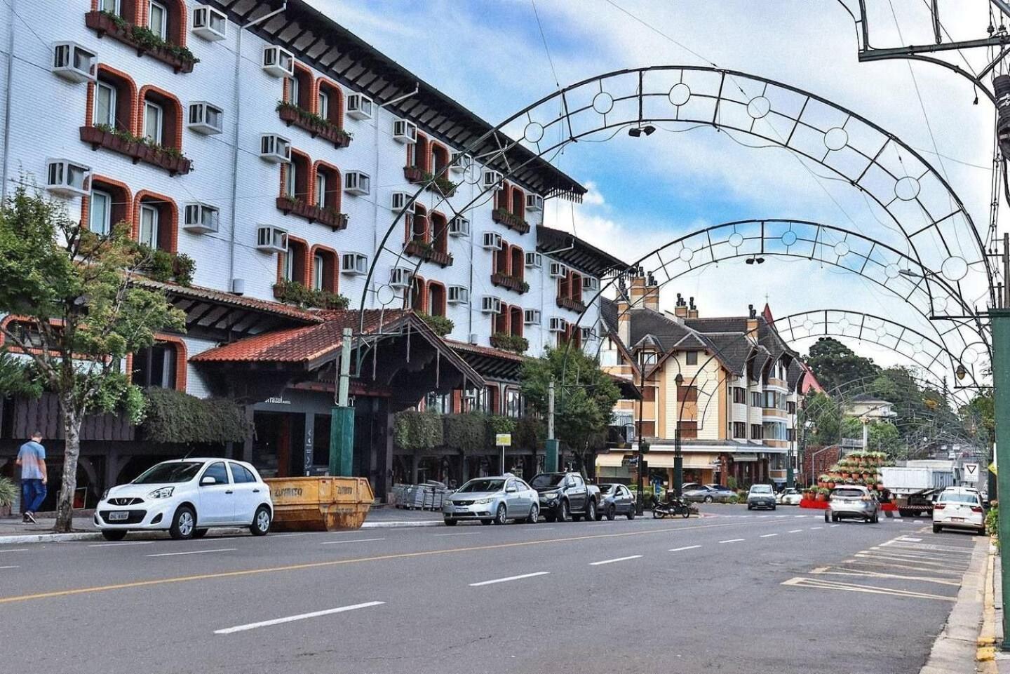 Locar-In Gramado - Loft A 50 M Da Rua Coberta. Apartment Ngoại thất bức ảnh