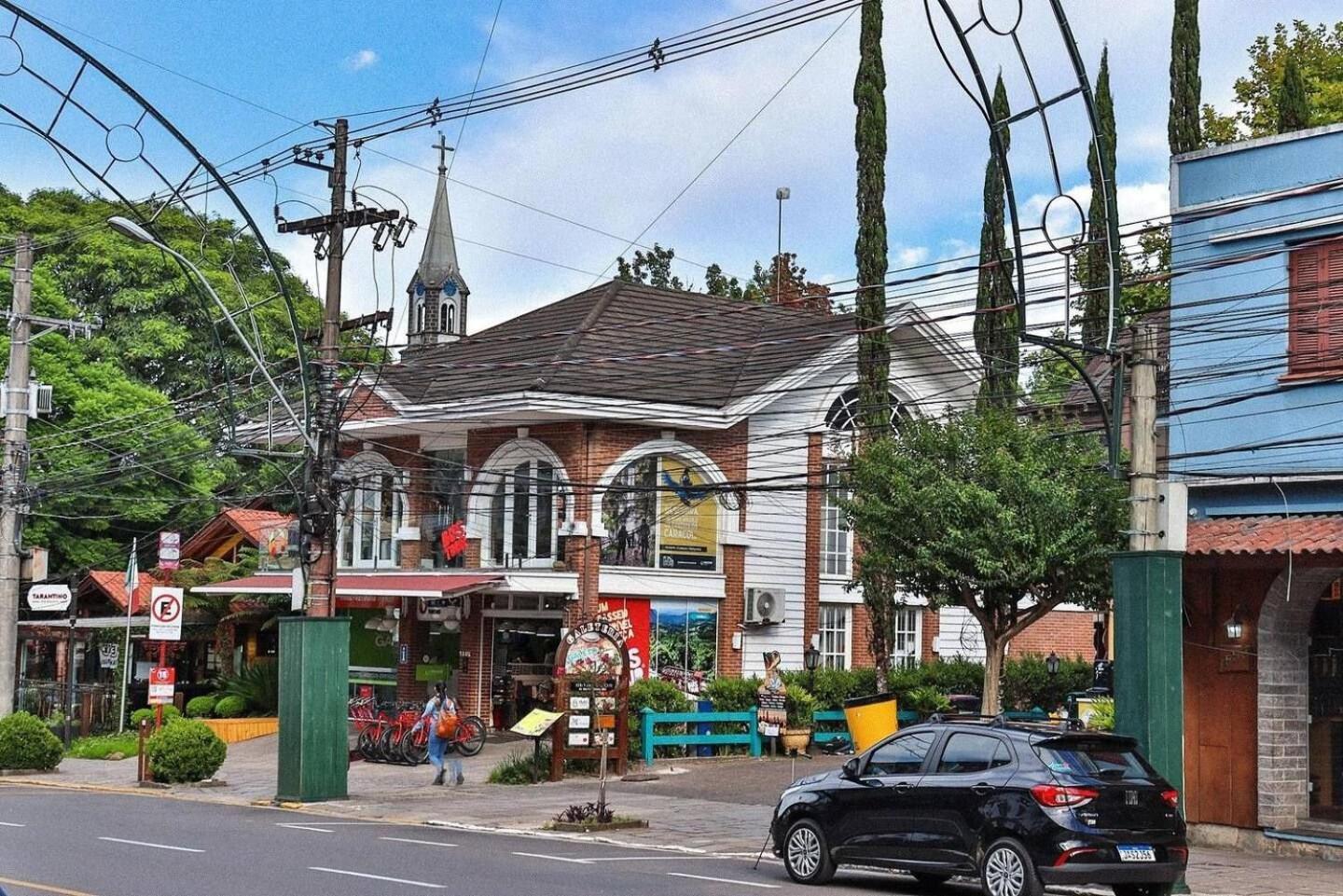Locar-In Gramado - Loft A 50 M Da Rua Coberta. Apartment Ngoại thất bức ảnh